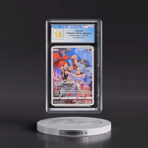 2019 Dream League #050/049 Torkoal - Character Rare Holo (CGC 10 PRISTINE)