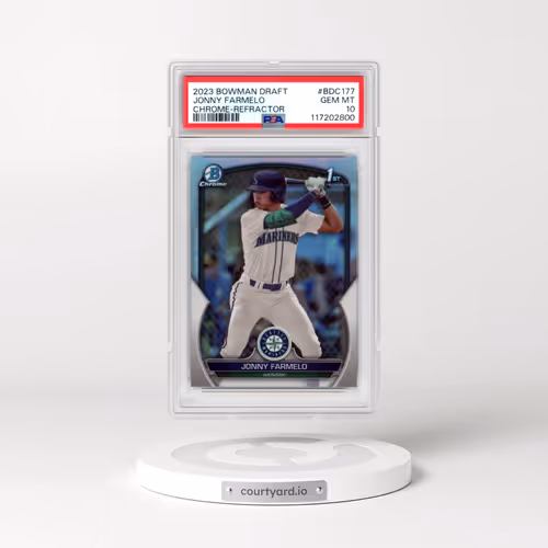 2023 Bowman Draft #BDC177 Jonny Farmelo - Chrome-Refractor (PSA 10 GEM MINT)