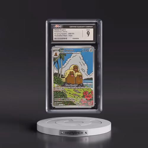2024 Surging Sparks - SSP EN #208/191 Alolan Dugtrio - Illustration Rare Holo (CGC 9 MINT)