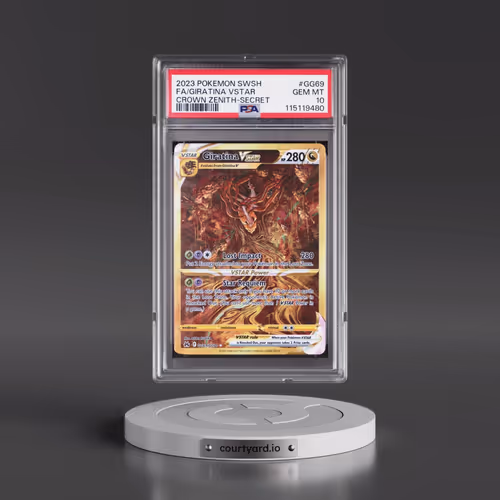 2023 Pokémon Sword and Shield Crown Zenith #GG69 Giratina Vstar - Full Art Secret (PSA 10 GEM MINT)