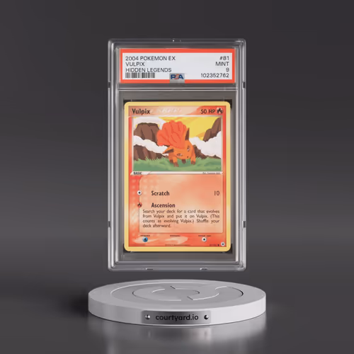 2004 Pokémon EX Hidden Legends #81 Vulpix (PSA 9 MINT)