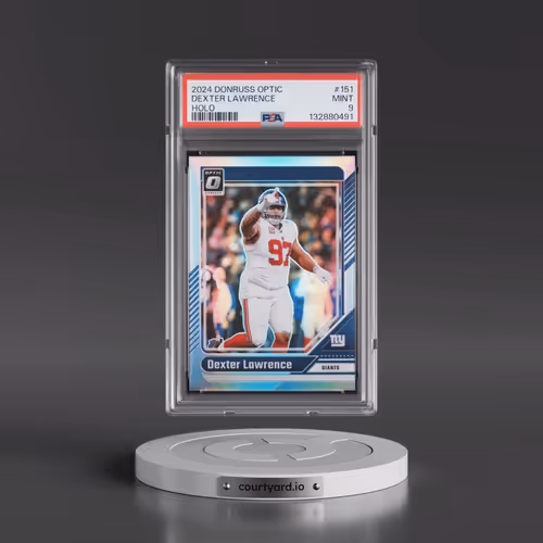 2024 Panini Donruss Optic #151 Dexter Lawrence - Holo (PSA 9 MINT)