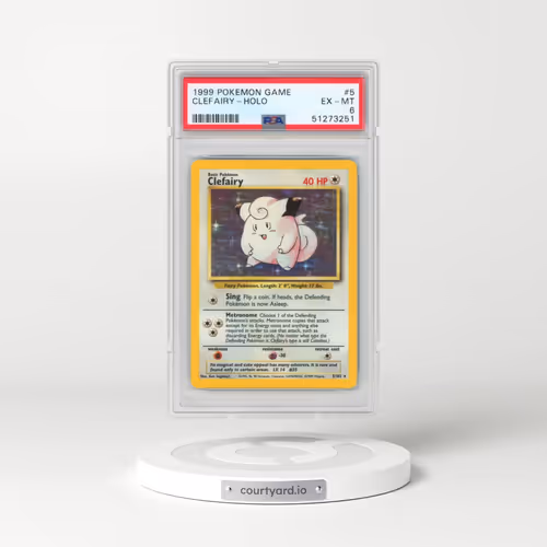 1999 Pokémon Game #5 Clefairy - Holo (PSA 6 EX-MT)