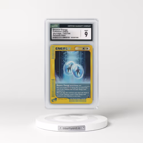 2003 Skyridge #142/144 Bounce Energy - Reverse Holo (CGC 9 MINT)