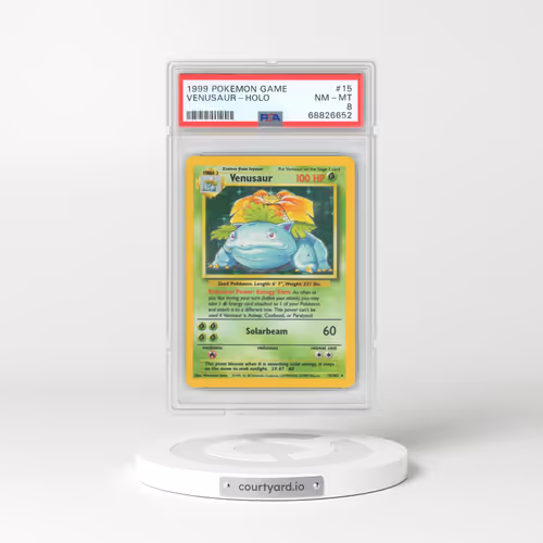 1999 Pokémon Game #15 Venusaur - Holo (PSA 8 NM-MT)