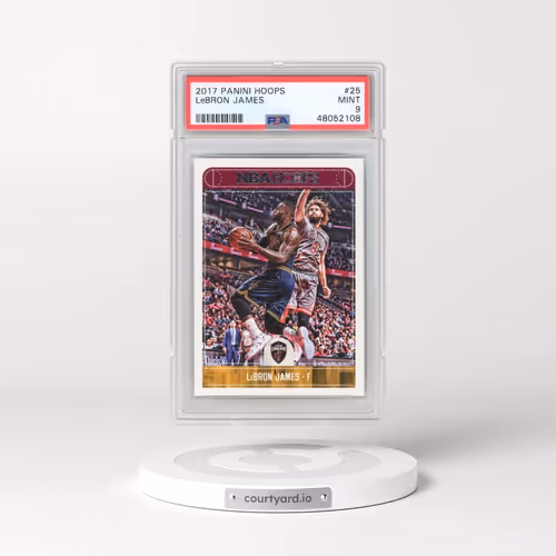 2017 Panini Hoops #25 LeBron James (PSA 9 MINT)