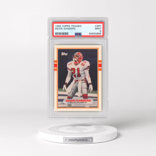 1989 Topps Traded #30T Deion Sanders (PSA 9 MINT)