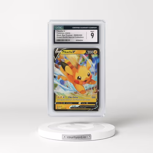 2017 Black Star Promos - Sword & Shield #SWSH285 Pikachu V - Holo Crown Zenith Special Collection (C