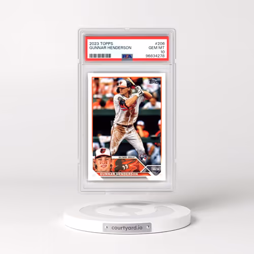 2023 Topps #206 Gunnar Henderson (PSA 10 GEM MINT)