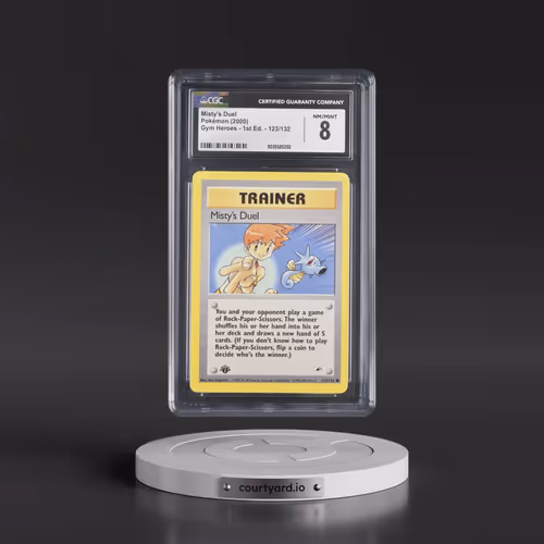 2000 Gym Heroes #123/132 Misty's Duel - 1st Edition 1st Edition (CGC 8 NM-MT)