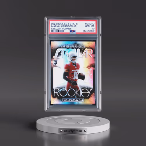 2024 Panini Rookies & Stars Stellar Rookies #SRMHJ Marvin Harrison Jr. (PSA 10 GEM MINT)