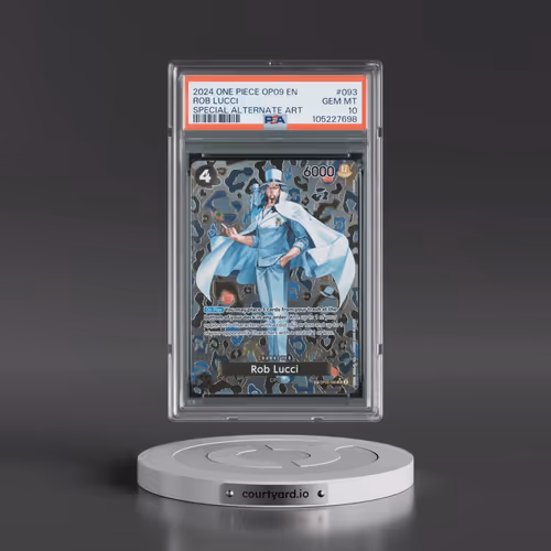 2024 One Piece OP09-Emperors in the New World #093 Rob Lucci - Special Alternate Art (PSA 10 GEM MIN