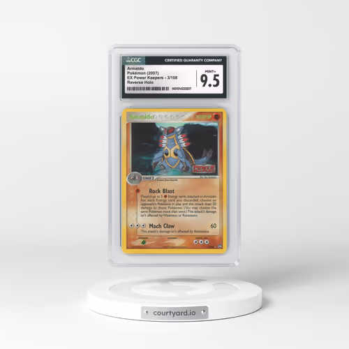 2007 EX Power Keepers #3 Armaldo - Holo (CGC 9.5 MINT+)