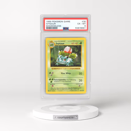1999 Base Set #30 Ivysaur - Shadowless (PSA 6 EX-MT)