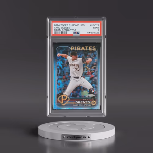 2024 Topps Chrome Update #USC27 Paul Skenes - Prism Refractor (PSA 9 MINT)