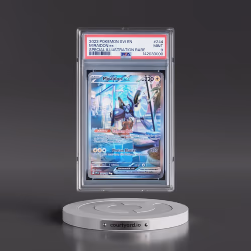 2023 Pokémon Svi EN-Scarlet & Violet #244 Miraidon EX - Holo Special Illustration Rare (PSA 9 MINT)