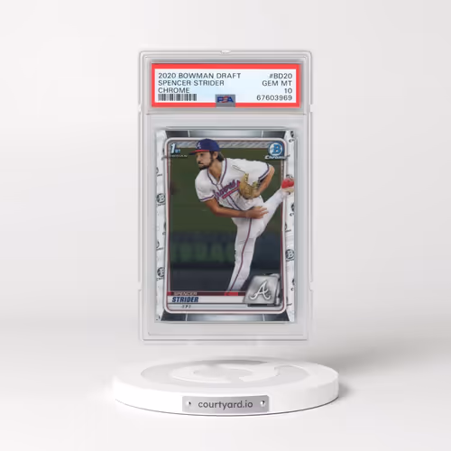 2020 Bowman Draft #BD20 Spencer Strider - Chrome (PSA 10 GEM MINT)