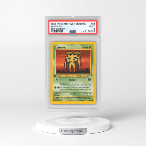 2002 Neo Destiny #83 Sunkern - 1st Edition (PSA 9 MINT)