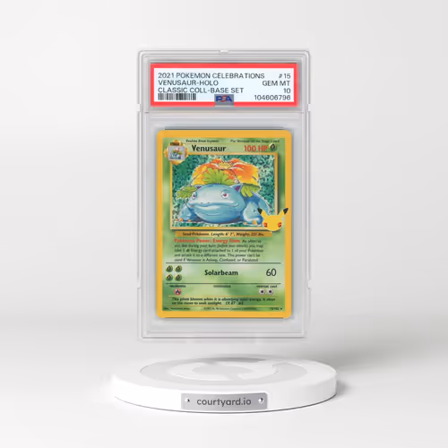 2021 Pokémon Celebrations Classic Collection #15 Venusaur - Holo (PSA 10 GEM MINT)