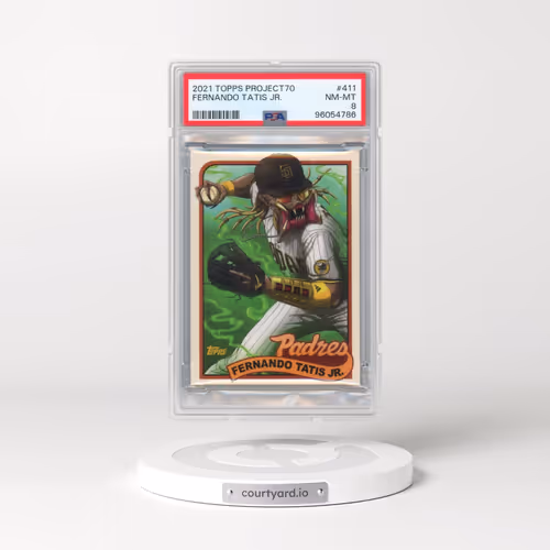 2021 Topps PROJECT70 #411 Fernando Tatis Jr. (PSA 8 NM-MT)