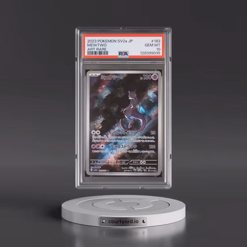 2023 Pokémon Sv2a-Pokémon 151 #183 Mewtwo - Art Rare (PSA 10 GEM MINT)