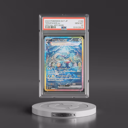 2024 Pokémon SV7-Stellar Miracle #130 Terapagos EX - Holo Special Art Rare (PSA 10 GEM MINT)