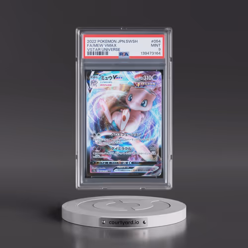 2022 Pokémon Sword & Shield Vstar Universe #054 Mew Vmax - Full Art (PSA 9 MINT)