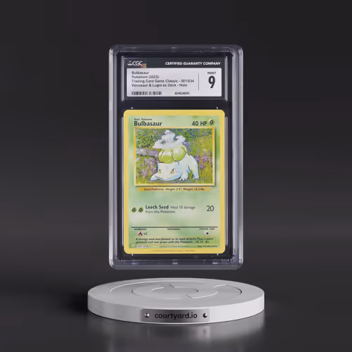 2023 Pokémon CLV-Trading Card Game Classic Venusaur & Lugia EX Deck #001 Bulbasaur (CGC 9 MINT)