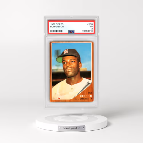 1962 Topps #530 Bob Gibson (PSA 3 VG)