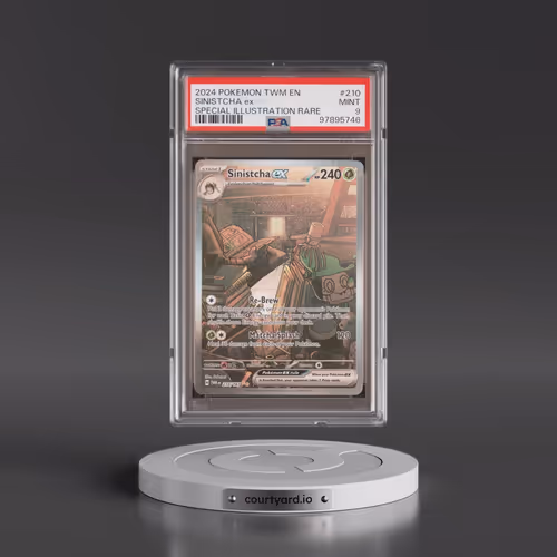 2024 Pokémon Twm EN-Twilight Masquerade #210 Sinistcha EX - Holo Special Illustration Rare (PSA 9 MI