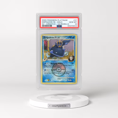 2009 Pokémon Platinum Supreme Victors #27 Empoleon FB - Holo Crosshatch-2010 Pokemon League (PSA 10