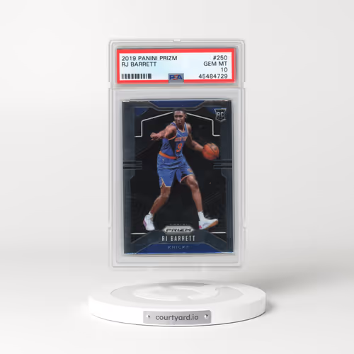 2019 Panini Prizm #250 RJ Barrett (PSA 10 GEM MINT)