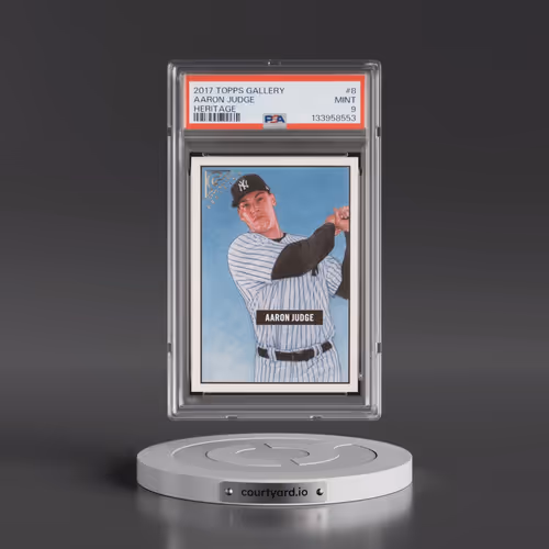 2017 Topps Gallery Heritage #8 Aaron Judge (PSA 9 MINT)