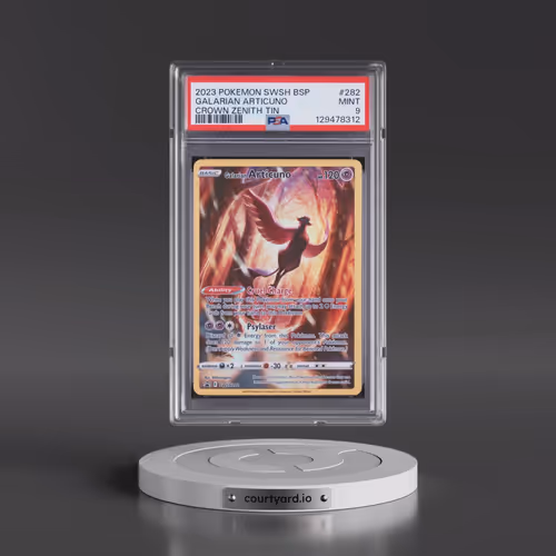 2023 Pokémon Swsh Black Star Promo #282 Galarian Articuno - Crown Zenith Tins (PSA 9 MINT)