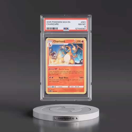 2025 Pokémon M24 EN-Mcdonald's Collection #001 Charizard (PSA 8 NM-MT)