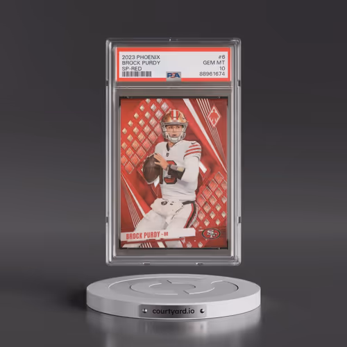 2023 Panini Phoenix #6 Brock Purdy - SP-Red (PSA 10 GEM MINT)