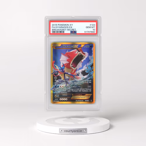 2016 Pokémon XY Breakpoint #123 Gyarados EX - Holo Full Art Secret (PSA 10 GEM MINT)