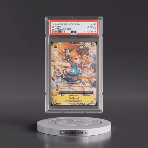 2024 One Piece OP06-Wings of the Captain #101 O-Nami - Alternate Art (PSA 10 GEM MINT)