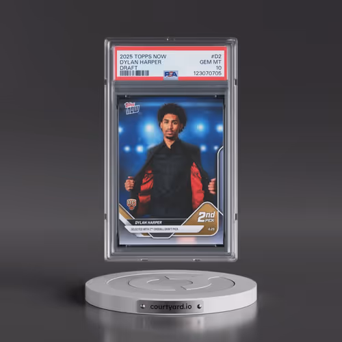 2025 Topps Now Draft #D2 Dylan Harper (PSA 10 GEM MINT)