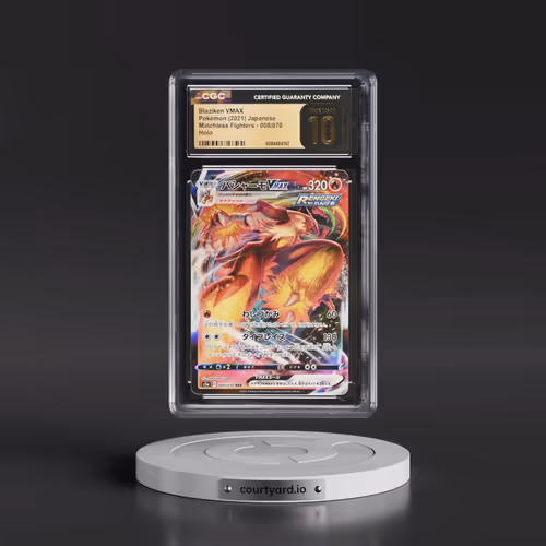 2021 Matchless Fighters #008/070 Blaziken VMAX - Holo (CGC 10 PRISTINE)