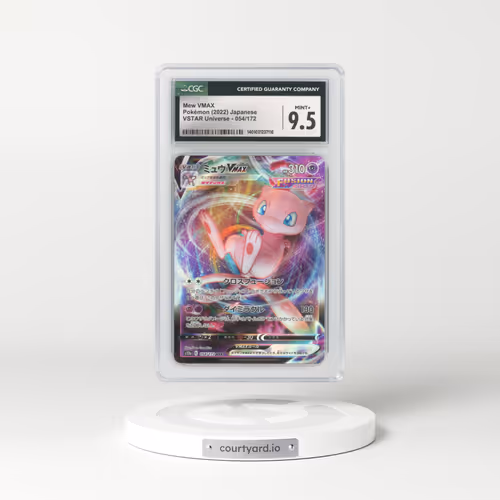 2022 Japanese VSTAR Universe #54 Mew VMAX - Full Art Holo (CGC 9.5 MINT+)