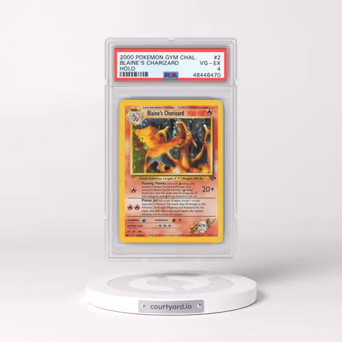 2000 Pokémon Gym Challenge #2 Blaine's Charizard - Holo (PSA 4 VG-EX)