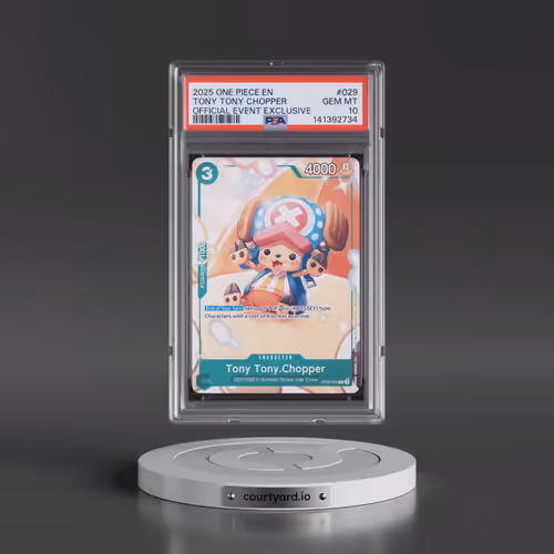 2025 One Piece Promos #029 Tony Tony Chopper - Official Event Exclusive (PSA 10 GEM MINT)