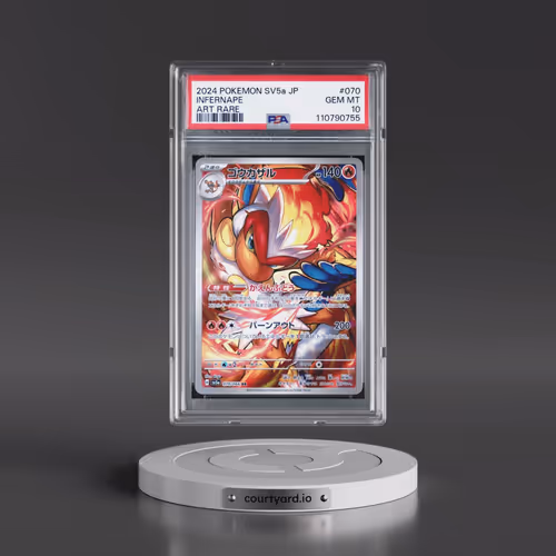 2024 Pokémon Sv5a-Crimson Haze #070 Infernape - Art Rare (PSA 10 GEM MINT)