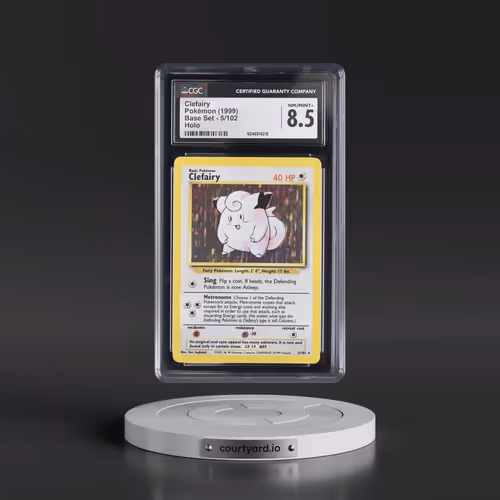 1999 Base Set #5/102 Clefairy - Holo (CGC 8.5 NM-MT+)
