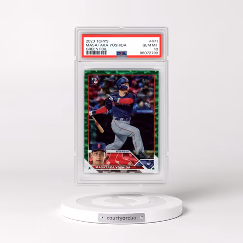 2023 Topps #471 Masataka Yoshida - Green Foil (PSA 10 GEM MINT)