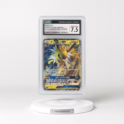 2018 Eevee GX Starter Sets #013/038 Jolteon GX - Holo (CGC 7.5 NM+)