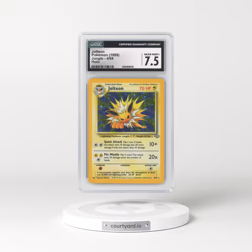 1999 Jungle #4/64 Jolteon - Holo (CGC 7.5 NM+)
