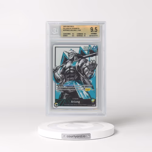 2023 One Piece Card Game Pillars of Strength #OP03022 Arlong ALT ART L (BGS 9.5 GEM MINT)