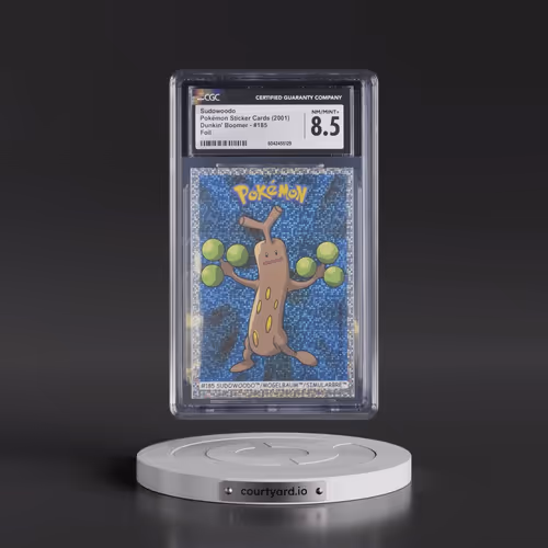 1999 Pokémon Sticker Cards (Dunkin' Boomer) - English #185 Sudowoodo - Foil (CGC 8.5 NM-MT+)